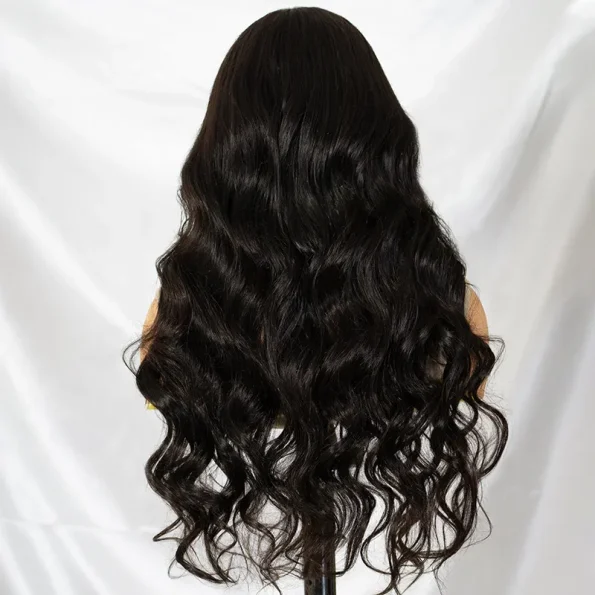 Pull Go Glueless Loose Body Wave 6×5 13×6 HD Lace Drawstring Human Hair Wig Pre Bleached Knots