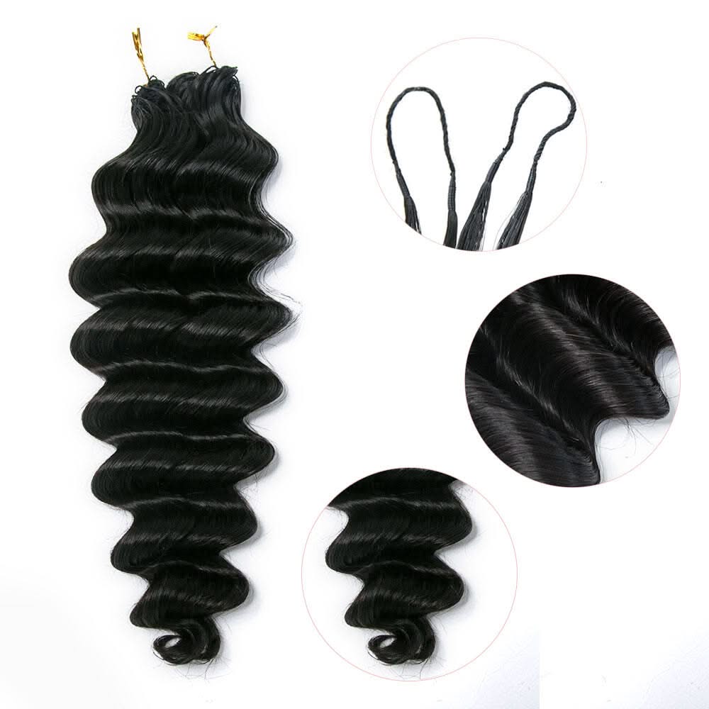 Loose Deep Wave Lightweight Crochet Human Hair - Onime Hair