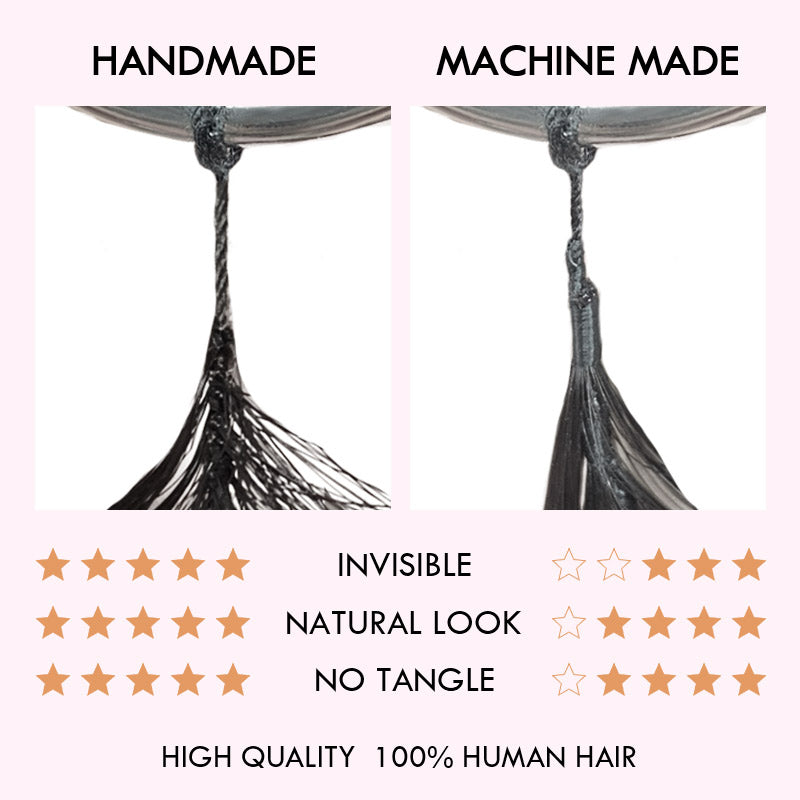 Onimehair™ Soft Kinky Curly Feather Crochet Braid Natural Black Wavy Human Hair Extensions