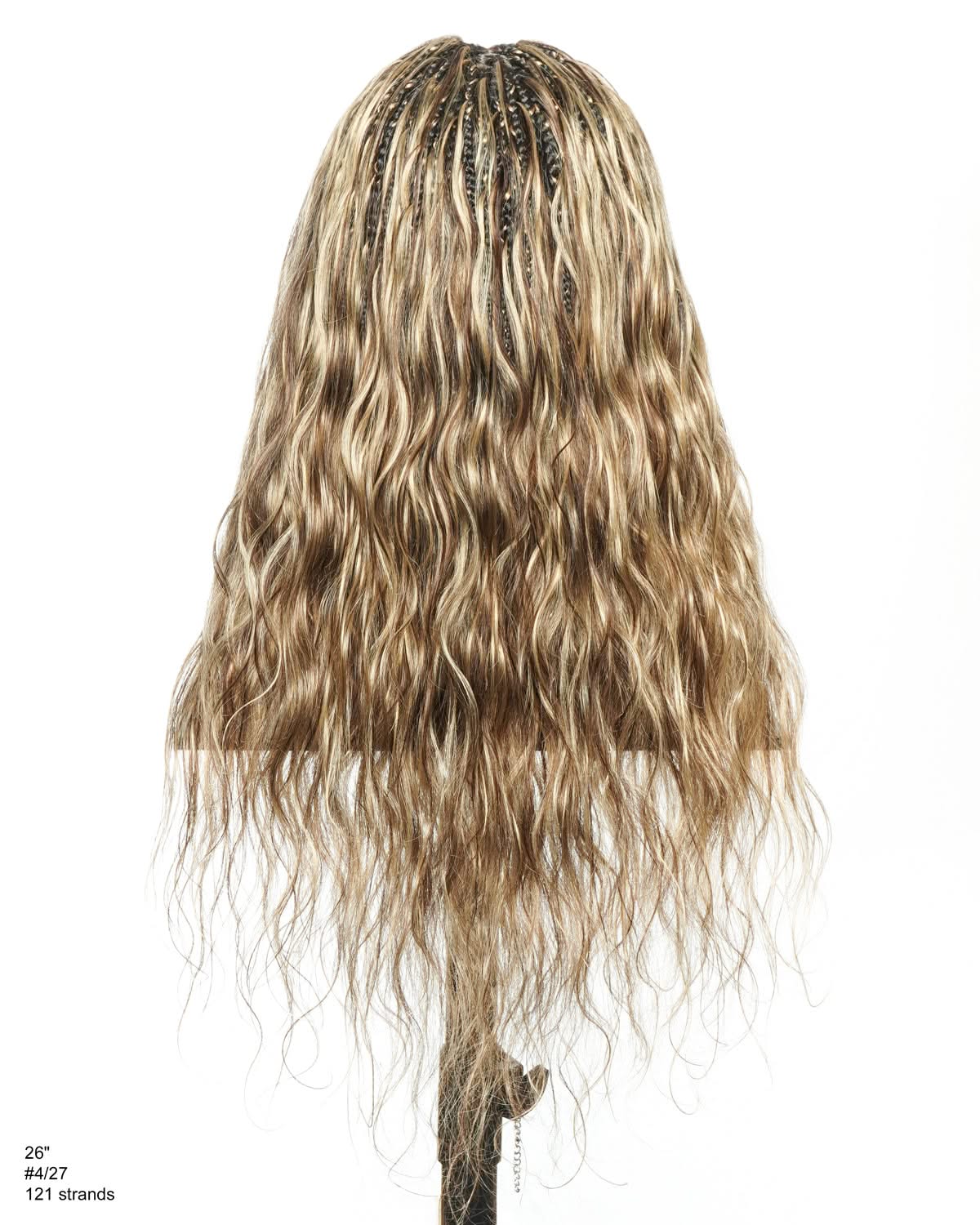Michelle -  Salon-Style Braided Wig Bora Bora Human Hair Body Wave Pre Bleached Swiss HD Full Lace Boho Box Braids - Onime Hair