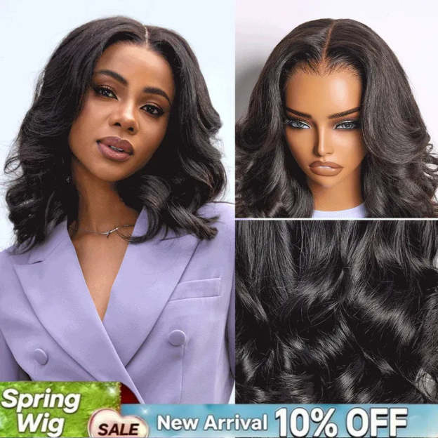 oimehair Wavy bob wig
