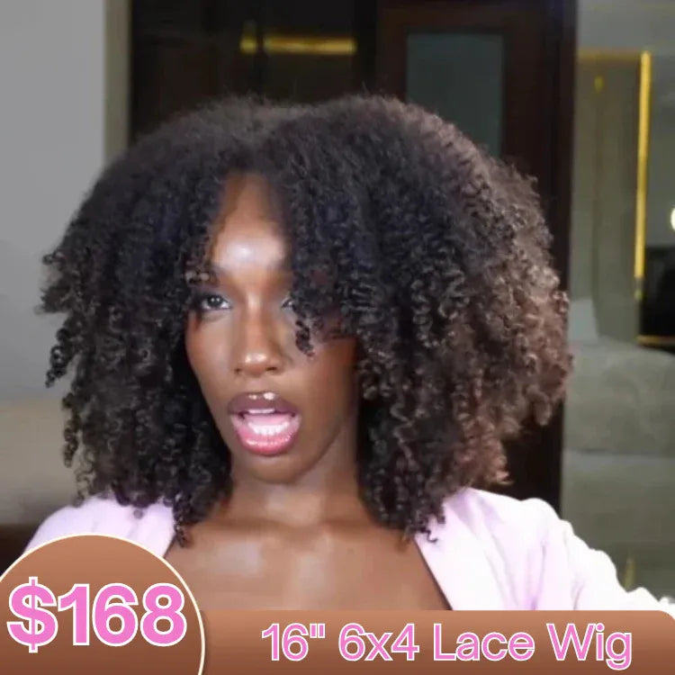 onimehair Afro Curly wig
