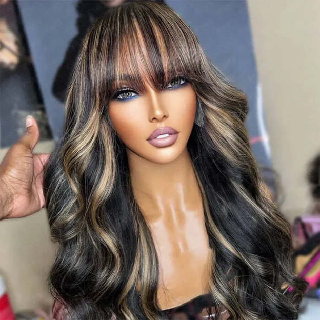 onimehair Body Wave Wig with Bangs 2.0