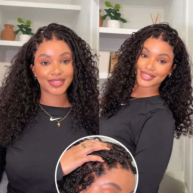 onimehair Boho Braided Wigs