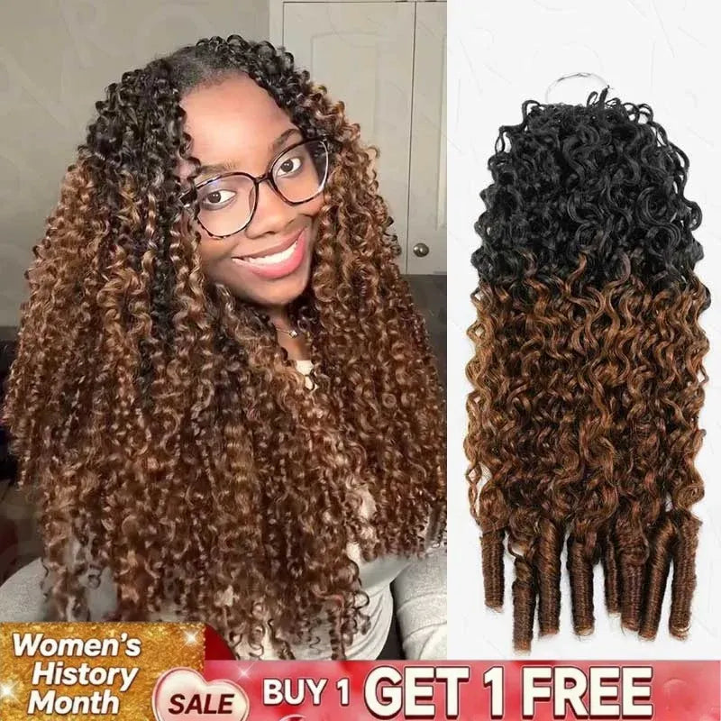 onimehair Burmese Curly Crochet Hair