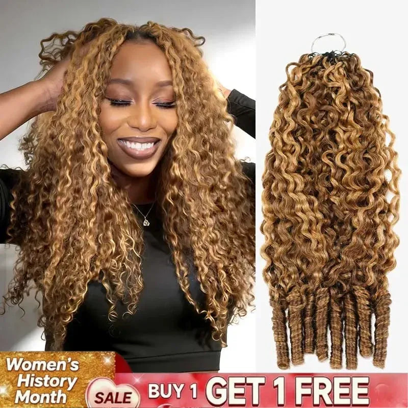 onimehair Burmese Curly Crochet Hair3.0