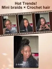 onimehair Burmese Curly Crochet Hair6.0