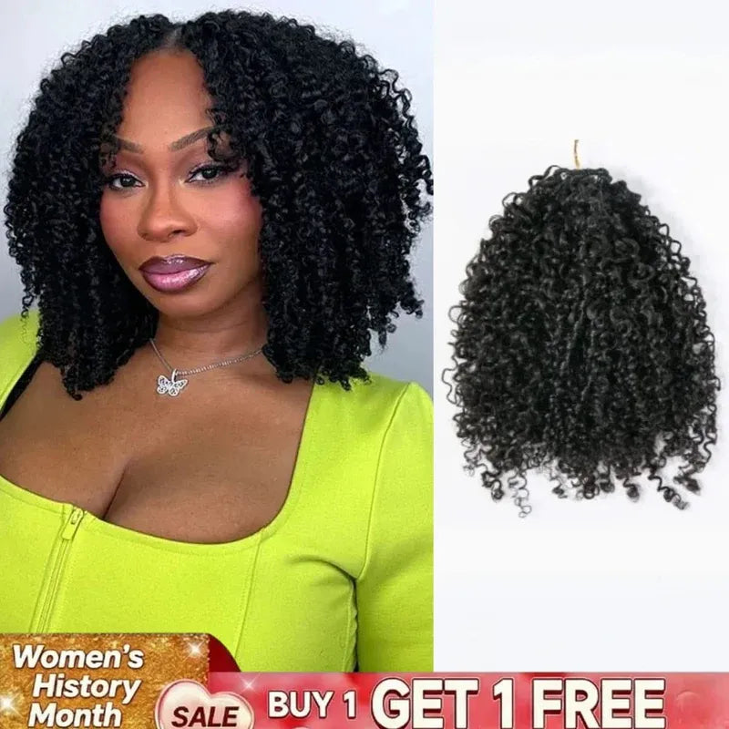 onimehair Kinky Curly Crochet Hair 1.0