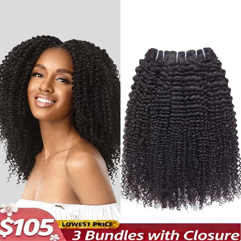 onimehair Kinky Curly Hair Bundles
