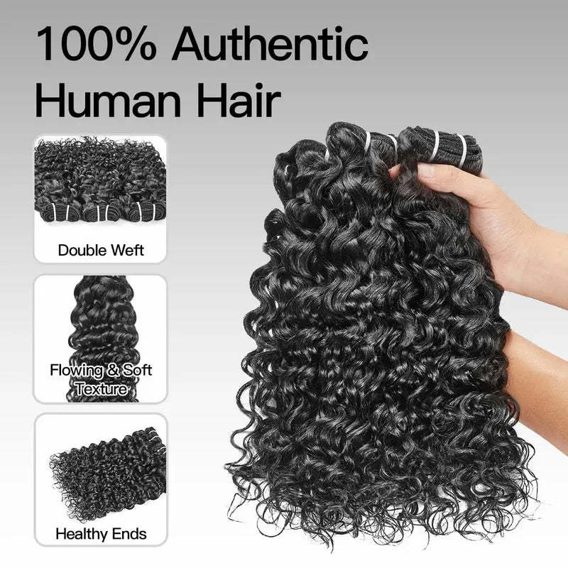 onimihair Water Wave Hair Bundles 2.0