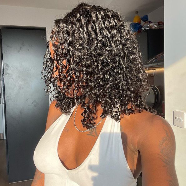 Air Cap | Short Bouncy Water Curly Wear Go Glueless 6×5 HD Lace Wig 100% Human Hair Casual Finger Curls