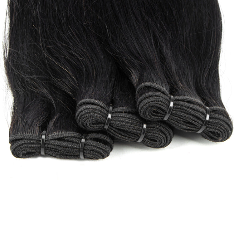 Straight Hair Bundles Brazilian Virgin Human Hair Natural Black Color Bundles