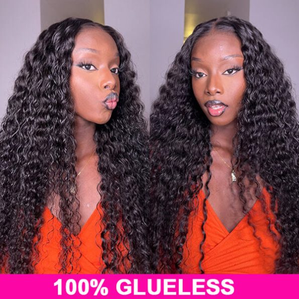 Water Wave Pull Go Drawstring Glueless 6×5 13×6 PartingMax HD Lace Frontal Human Hair Wig