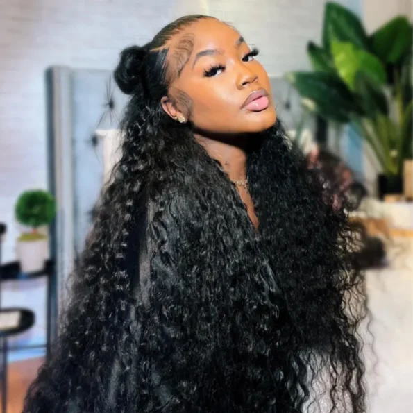 Water Wave Pull Go Drawstring Glueless 6×5 13×6 PartingMax HD Lace Frontal Human Hair Wig