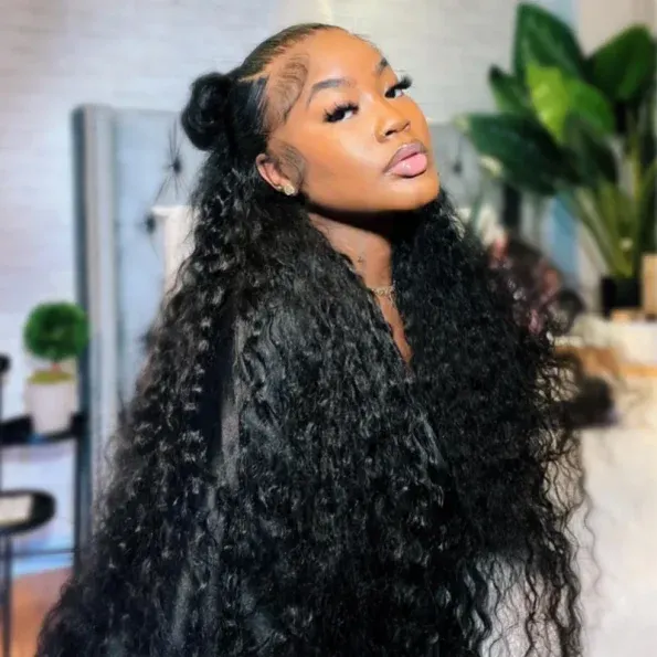 Water Wave Pull Go Drawstring Glueless 6×5 13×6 PartingMax HD Lace Frontal Human Hair Wig