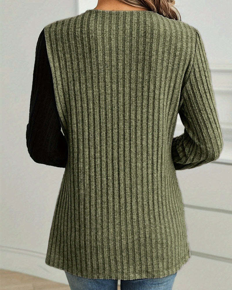 Blus Spetsdetalj Figurnära