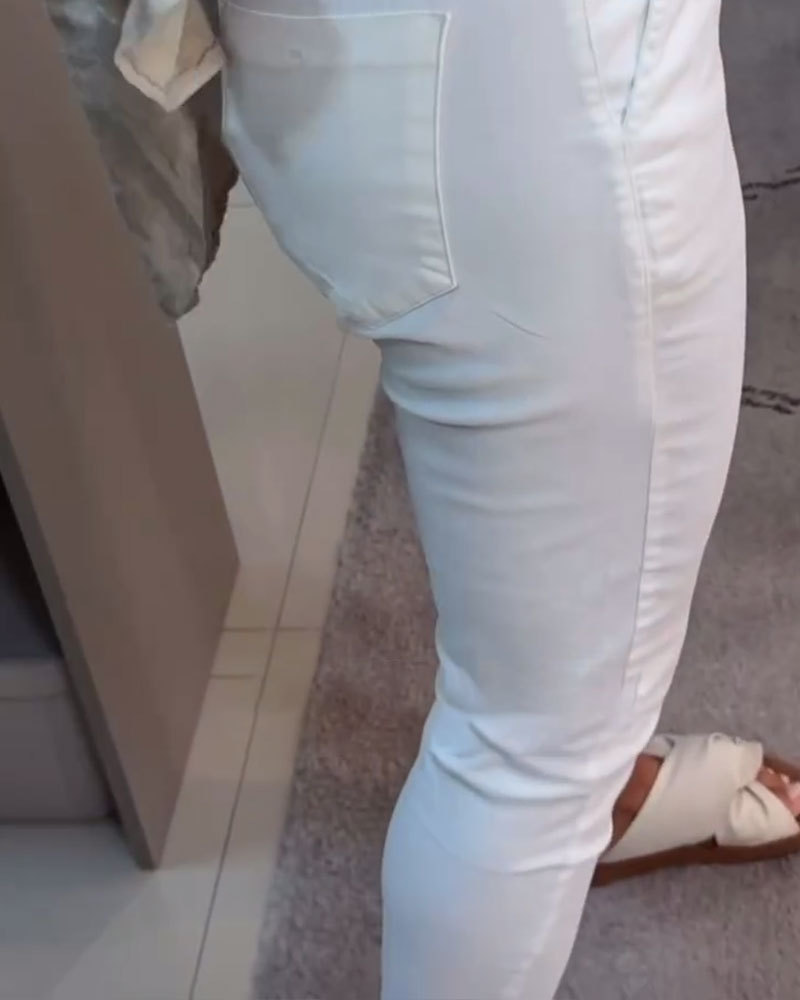 Pennbyxor Avslappnade Med Dragsko