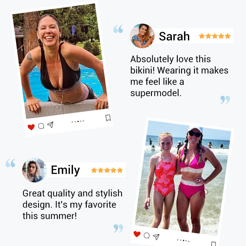 2025 Ny Bikini med hög midja för kvinnor Separat set