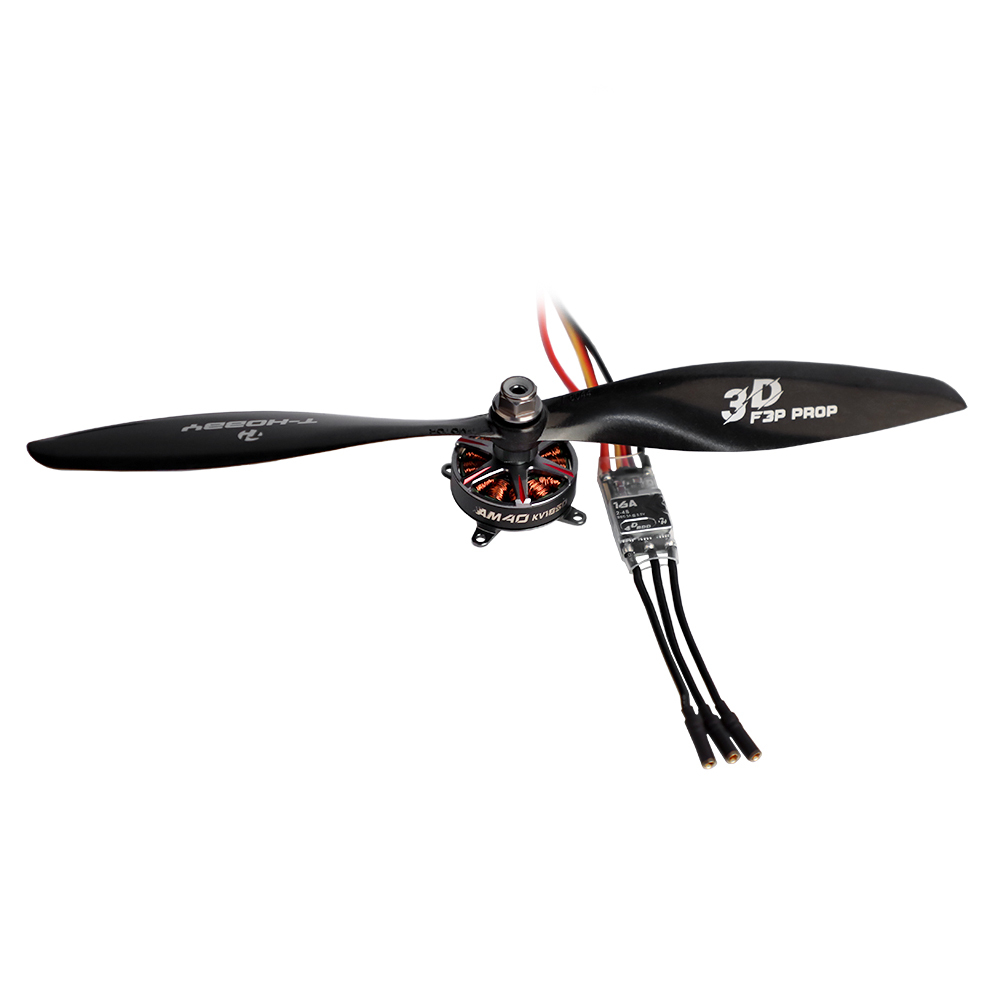 T-MOTOR AM40 BPP-4D Power System Include AM40 Motor+AM16A ESC+T8044 pro Propeller for F3P rcplane