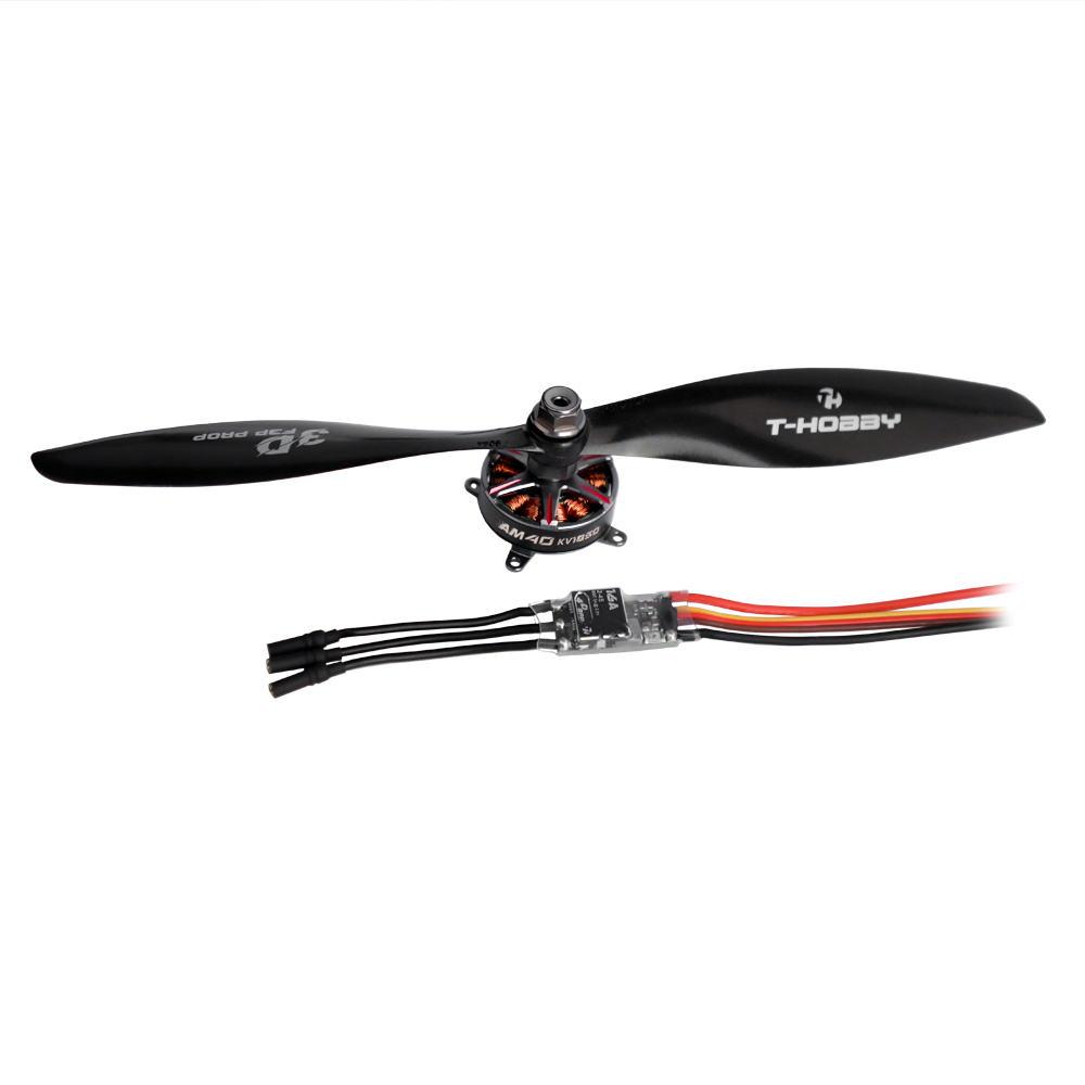 T-MOTOR AM40 BPP-4D Power System Include AM40 Motor+AM16A ESC+T8044 pro Propeller for F3P rcplane