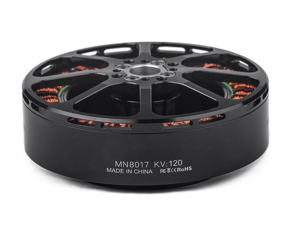 MN8017 High Efficiency Multirotors UAV Motor with 16.8kg Max Thrust KV120