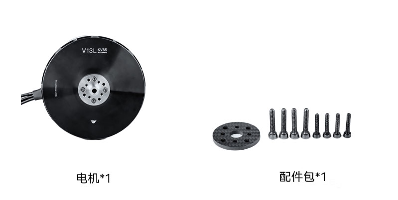 V13L 65KV 24S VTOL Big Drone Motor
