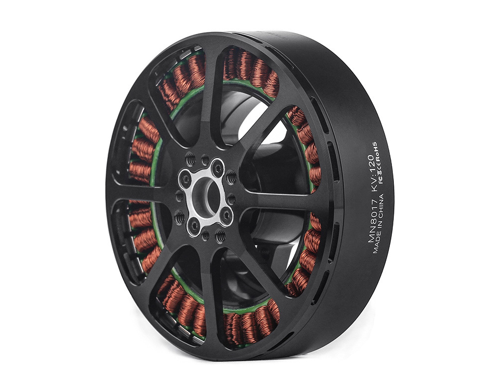 MN8017 High Efficiency Multirotors UAV Motor with 16.8kg Max Thrust KV120