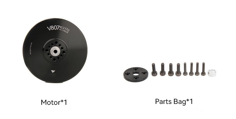 V807 KV170 V Type Motors for Multirotor