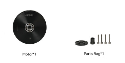  V10 KV160V Type Motors for Multirotor Aircraft
