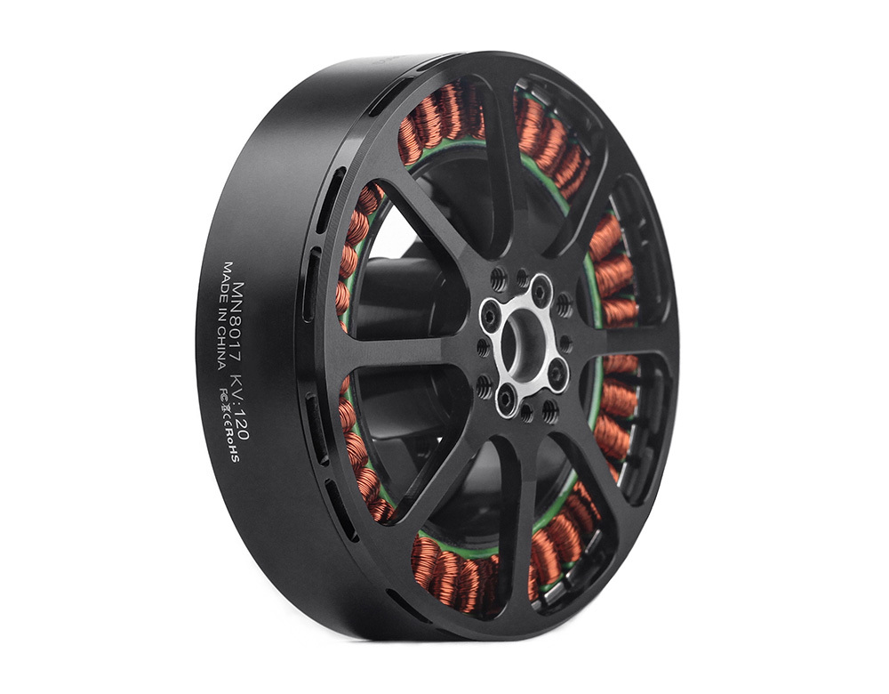 MN8017 High Efficiency Multirotors UAV Motor with 16.8kg Max Thrust KV120