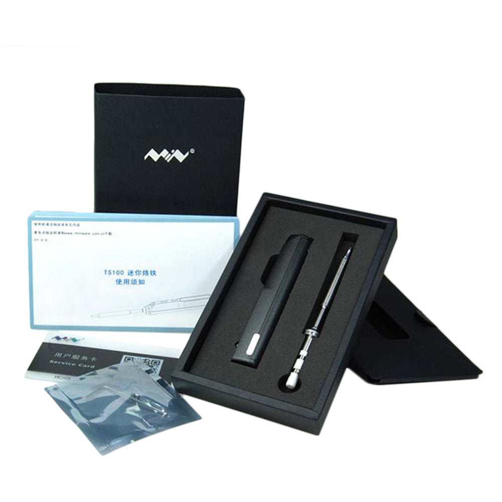 Mini Ts100 Digital Oled Programmable Interface Dc5525 Soldering Iron Station Built-In Stm32 Chip-T-Motor