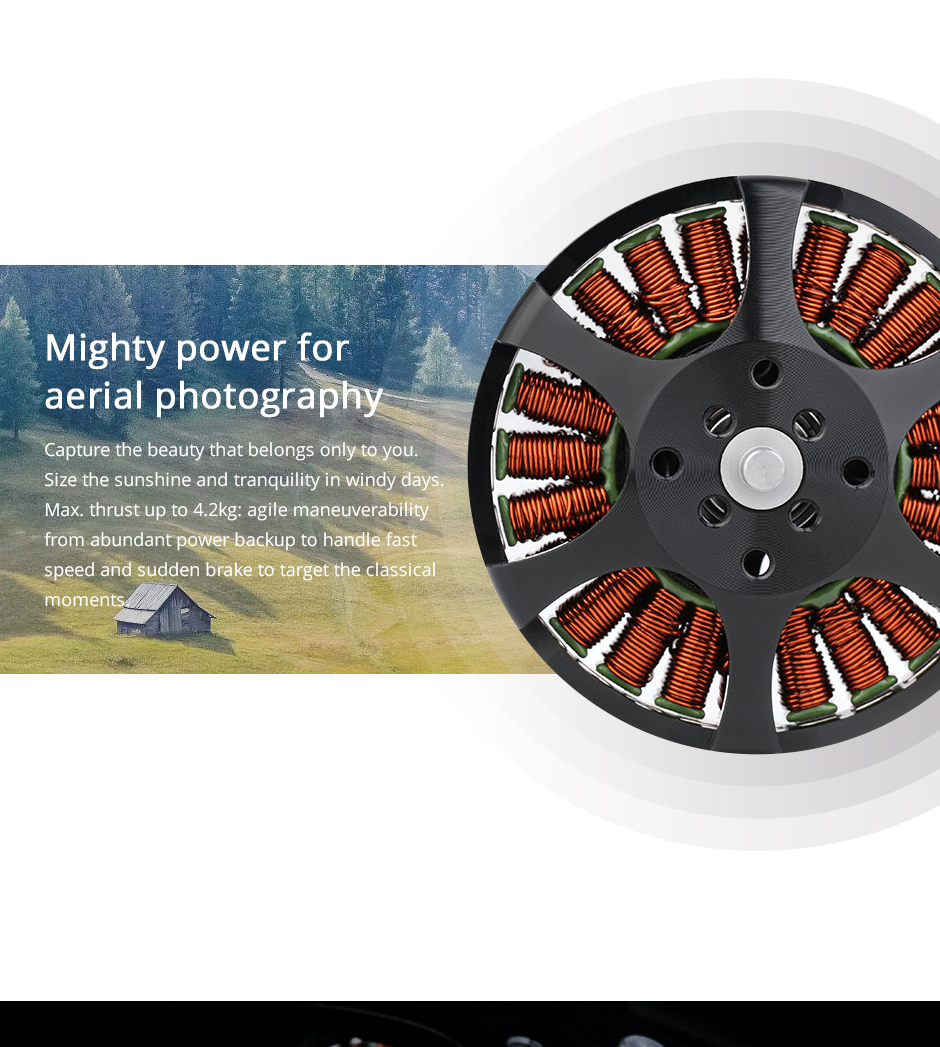 mighty power for aerial photography