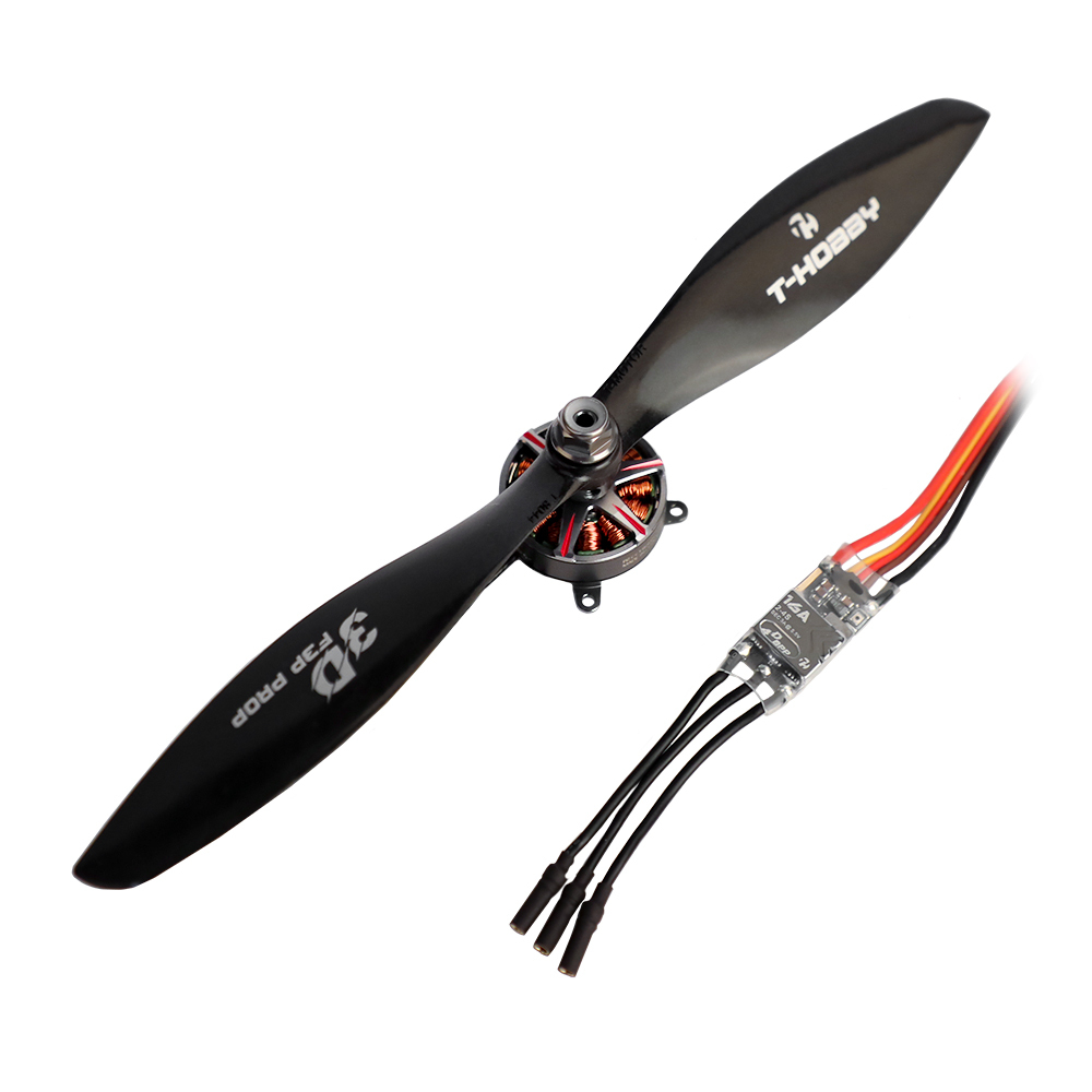 T-MOTOR AM40 BPP-4D Power System Include AM40 Motor+AM16A ESC+T8044 pro Propeller for F3P rcplane