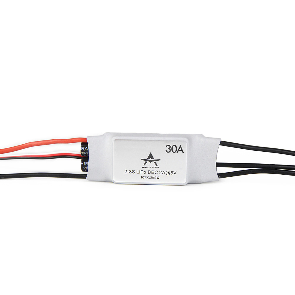  AT30A ESC Supports 2-3S Lipo batteries For Fixed Wing Drones