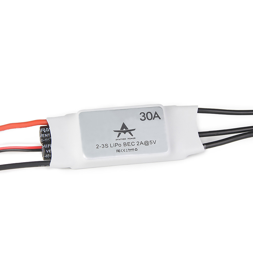  AT30A ESC Supports 2-3S Lipo batteries For Fixed Wing Drones