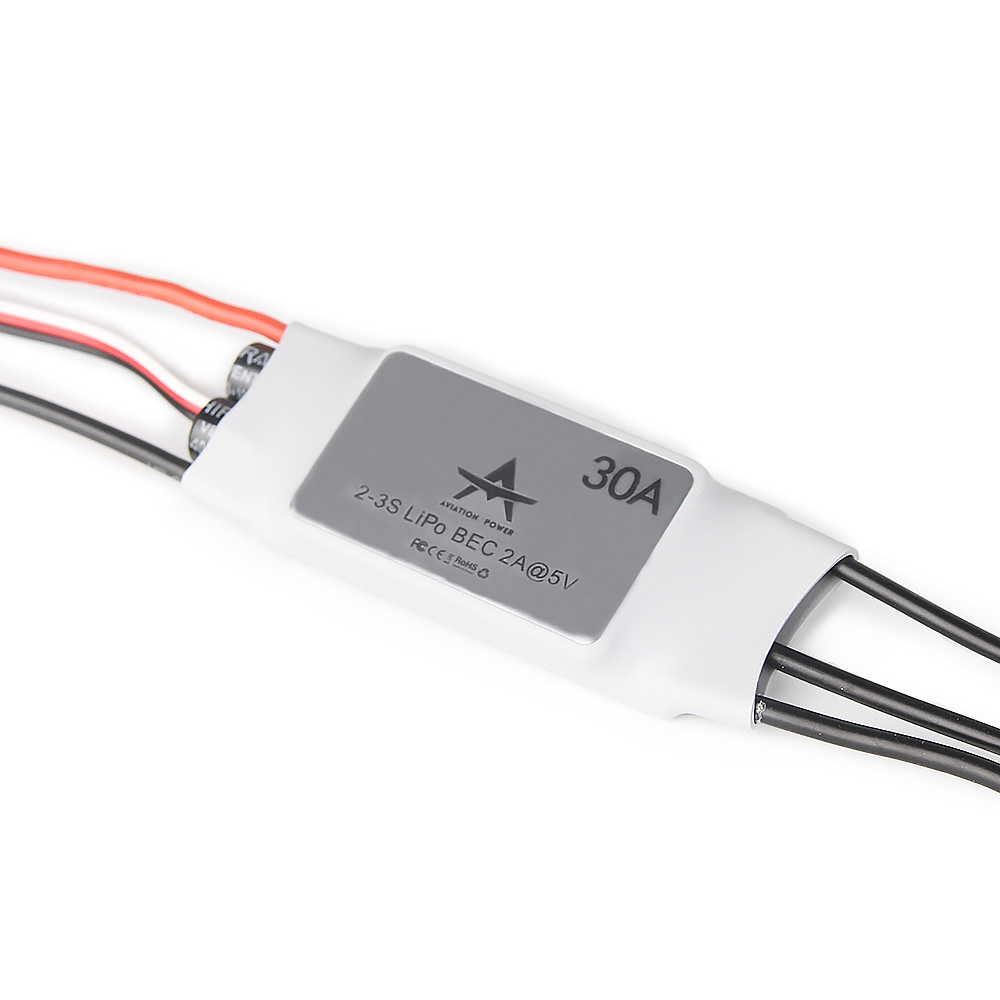  AT30A ESC Supports 2-3S Lipo batteries For Fixed Wing Drones
