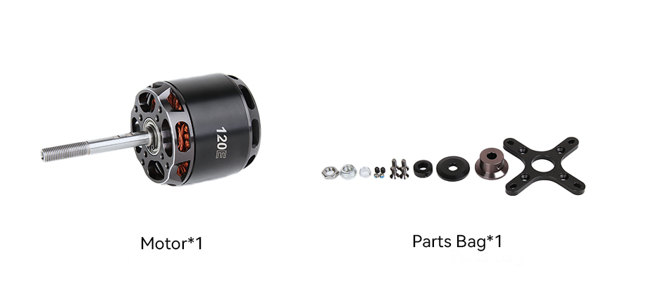 AT5220B 20-25CC  Fixed Wing Drones Long Shaft Brushless Motor