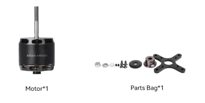 AT5330A 25-30CC Fixed Wing Drones Long Shaft Brushless Motor