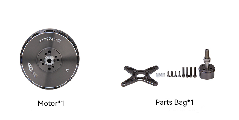 AT7224 40CC Airplane Fixed Wing Long Shaft Brushless Motor