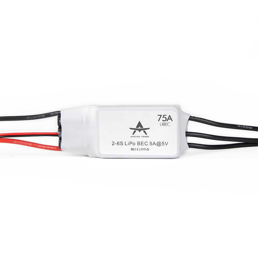  AT75A 2-6S Fixed Wing ESC For Outdoor Airplanes