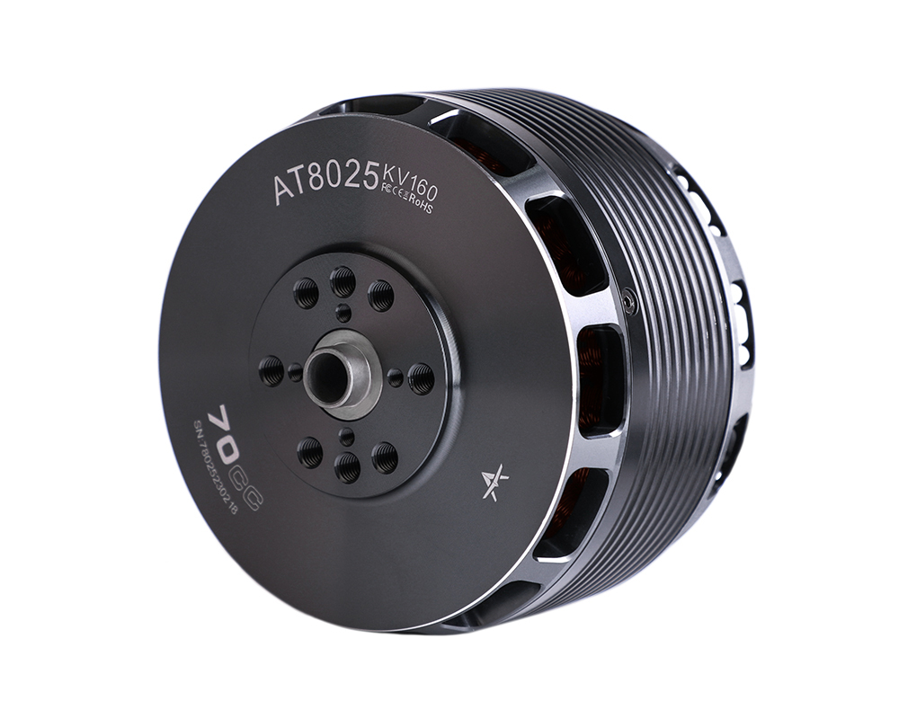 AT8025 70CC Airplane Fixed Wing Long Shaft Brushless Motor -160KV/190KV