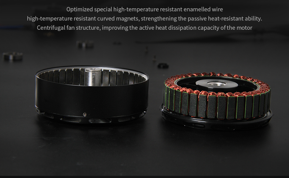 High heat dissipation capacity