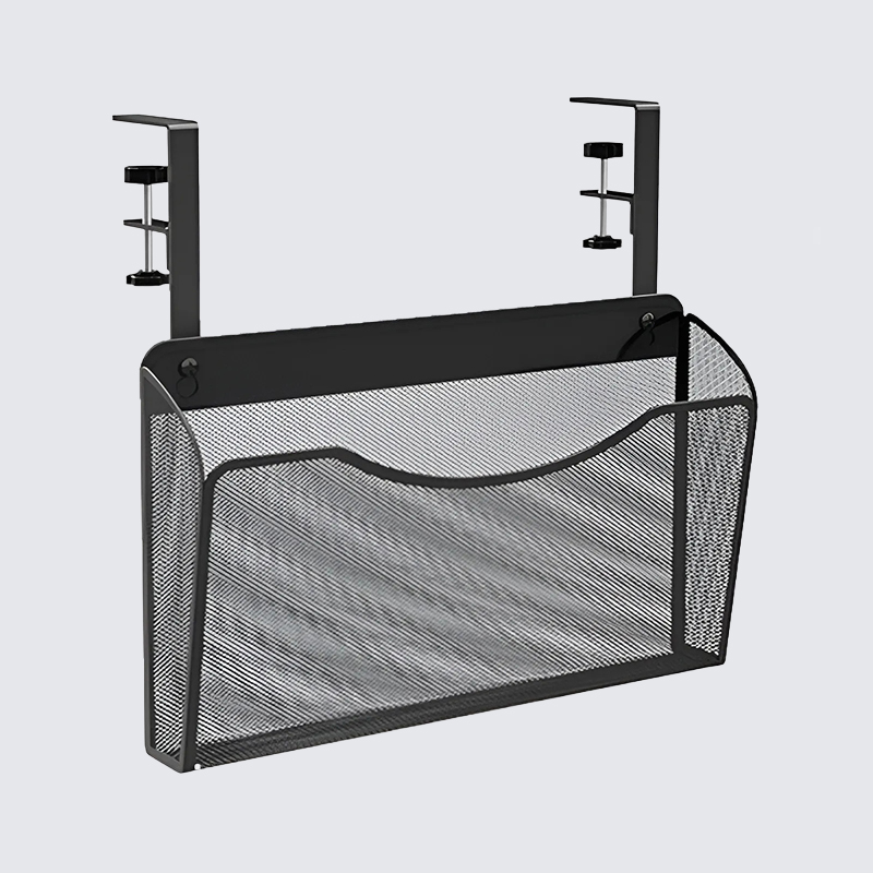 Free installation under the table storage hanging basket magazine book storage rack student desk sid