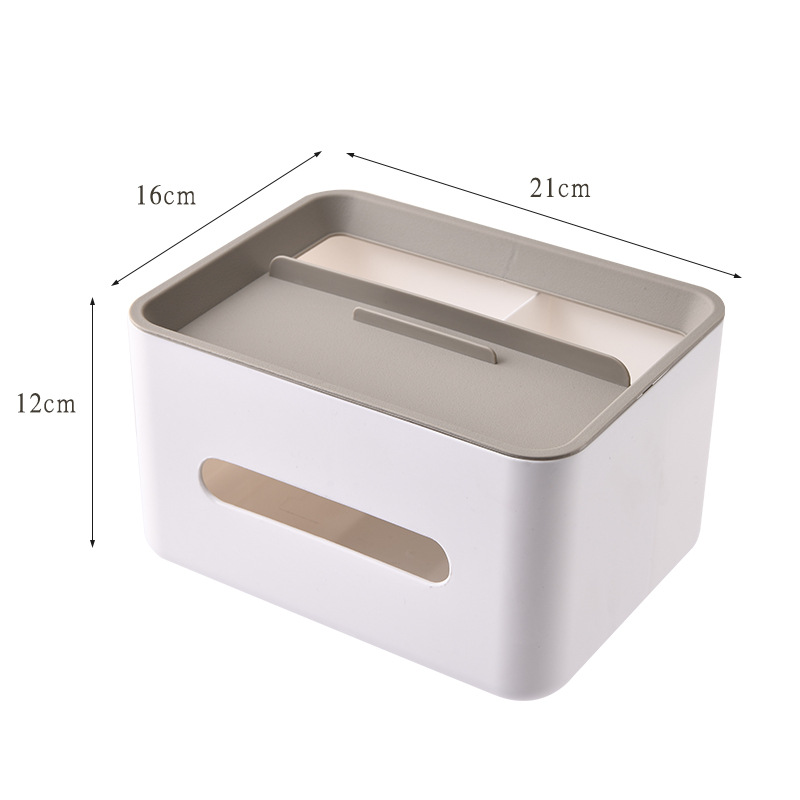 Paper box living room desktop plastic storage box multifunctional larg