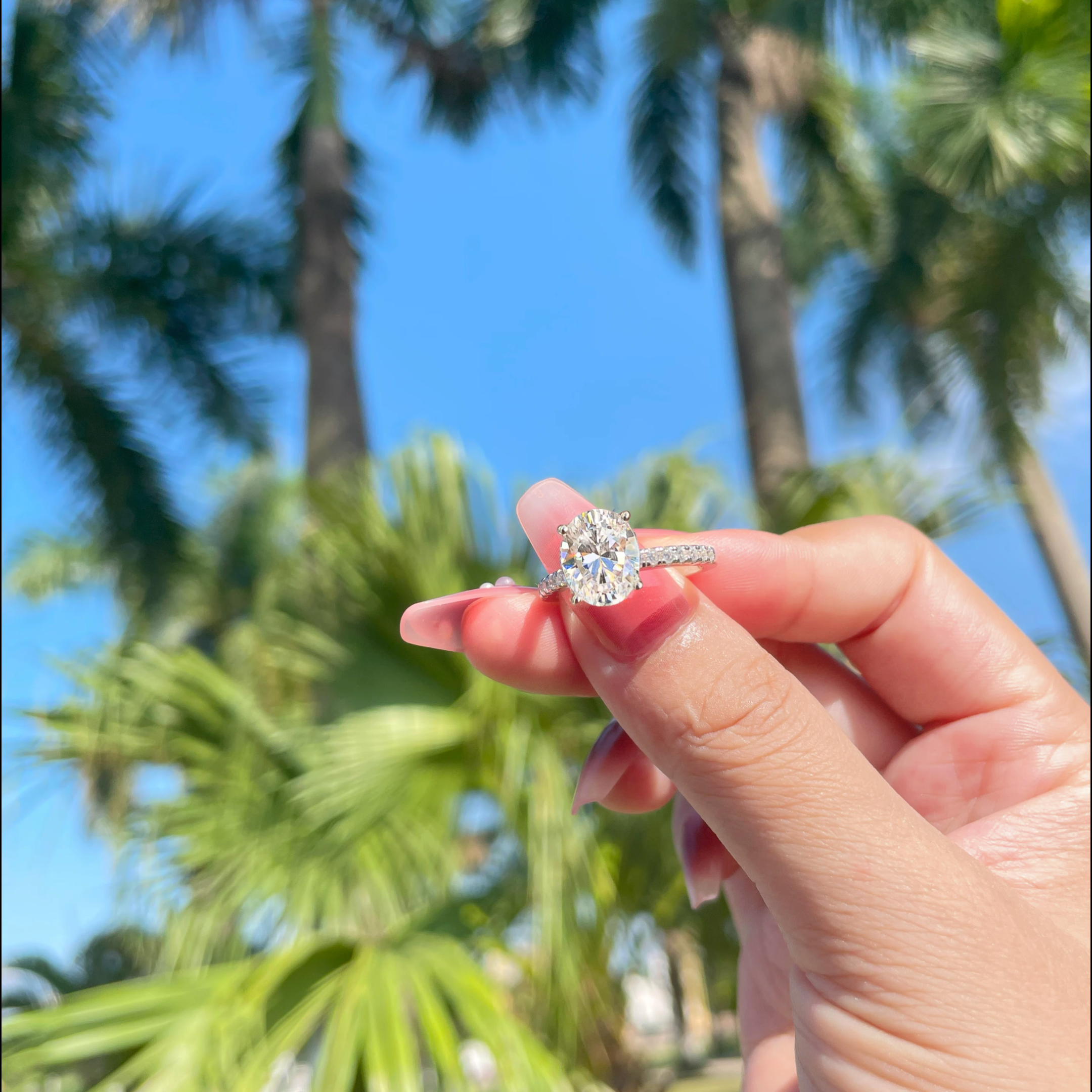 stunning affordable silver engagement ring