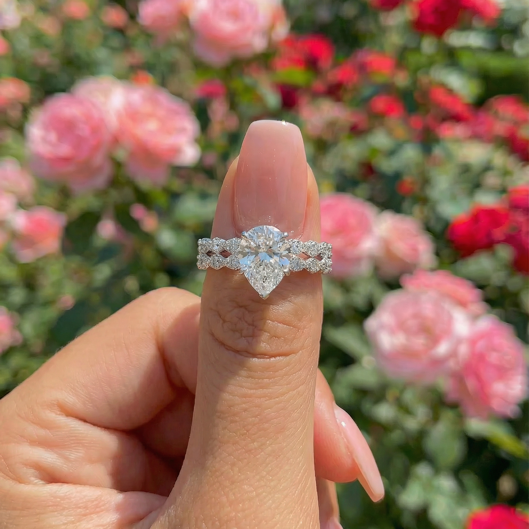 Christine Ring Set - Silver