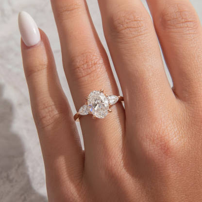 Affordable Three-Stone Engagement Ring