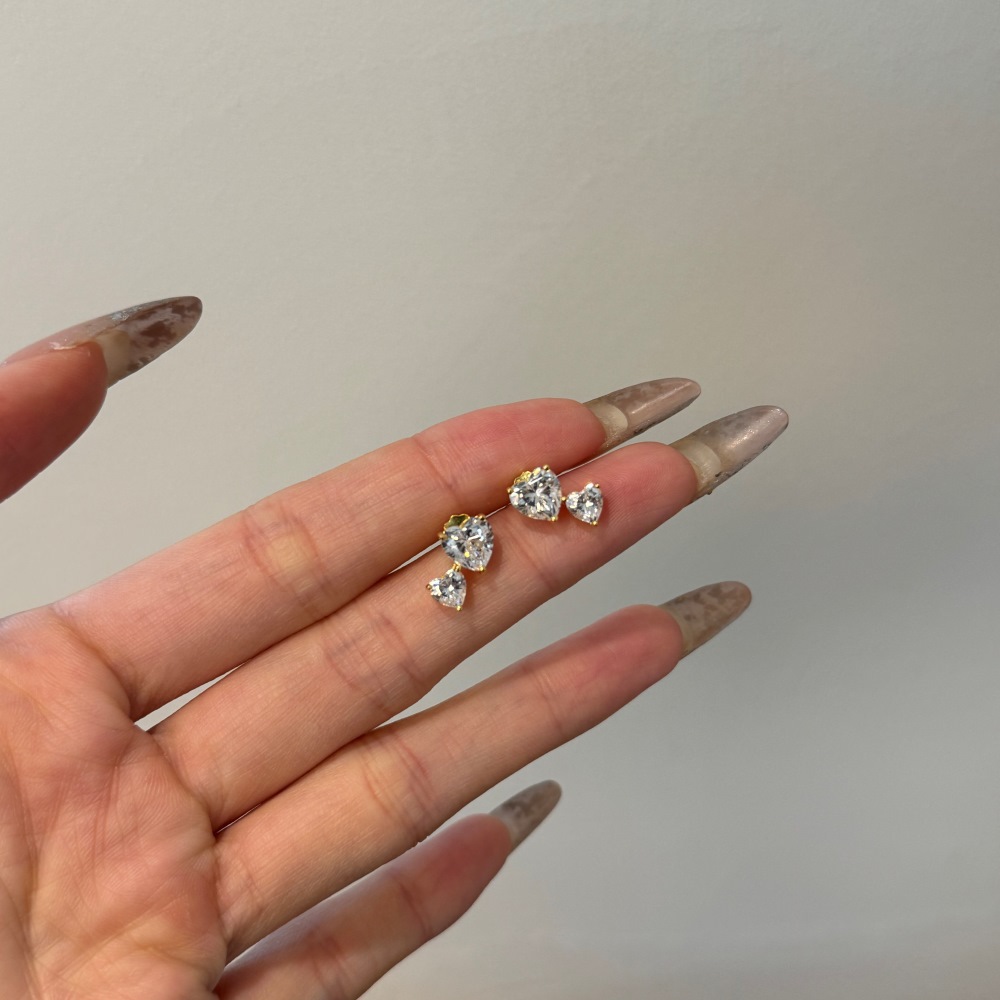 Coeur Earring - Gold