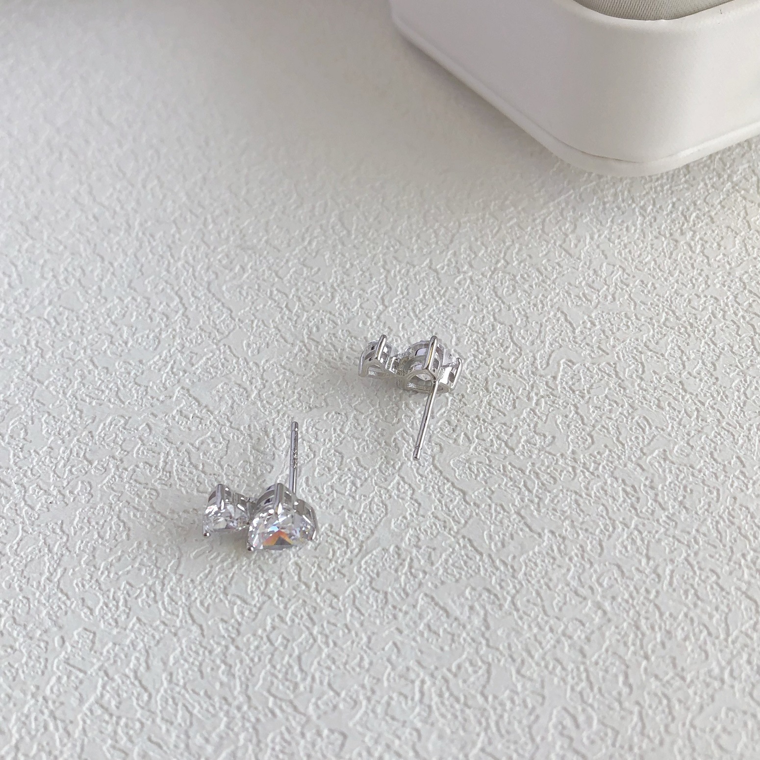 Coeur Earring - Silver