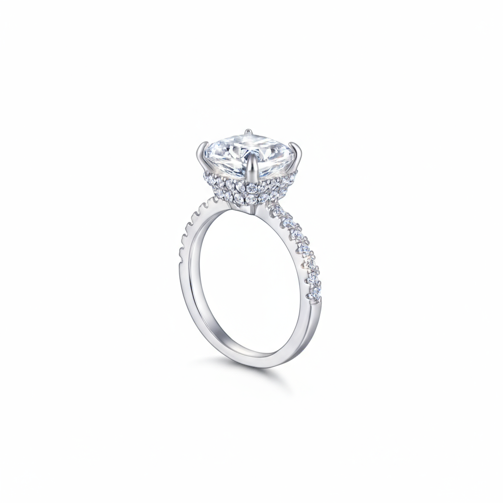 Cushion Cut Engagement Ring
